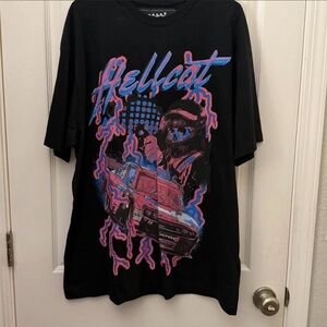 Black Graphic Hellcat T-Shirt